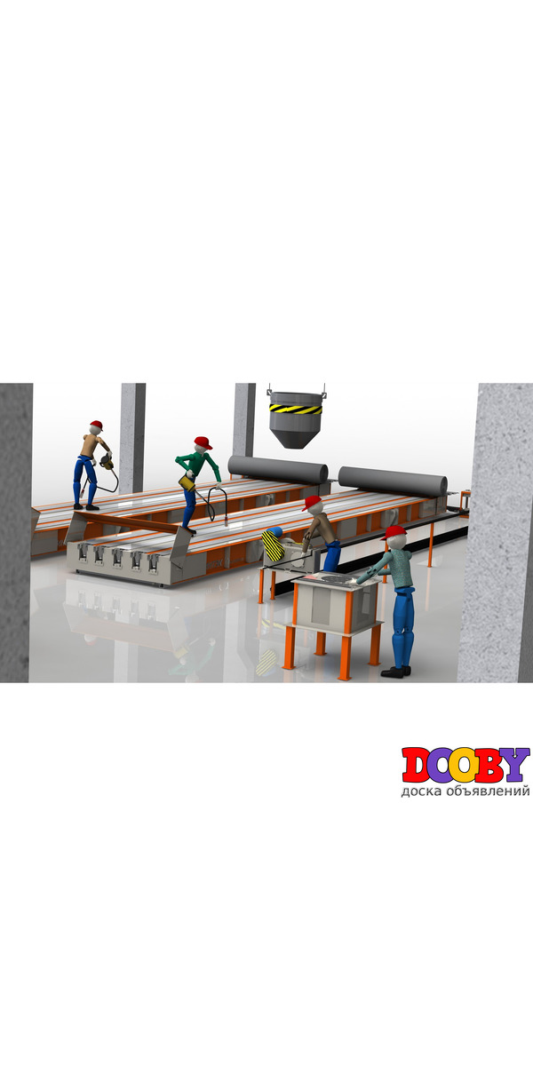 Технологическая линия по производству световых опор СВ