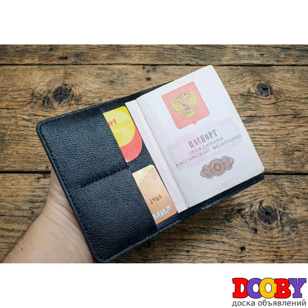 Обложка на паспорт из натуральной кожи
